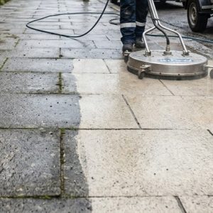 Why Steam Cleaning is better than high-pressure jet washing which destroys sandstone