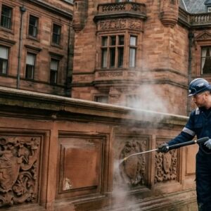 DOFF Cleaning Red Sandstone