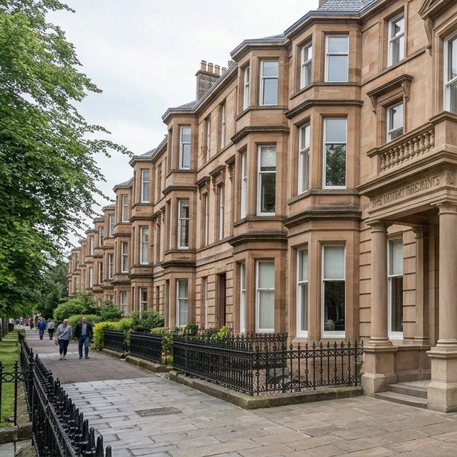 Sandstone cleaning project in Edinburgh
